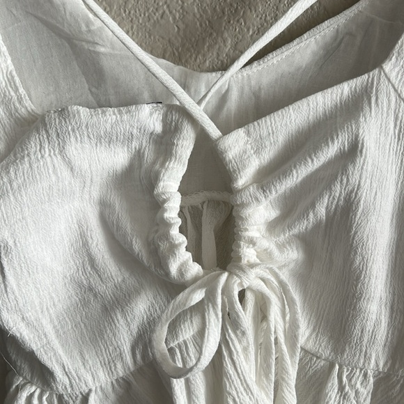 White babydoll top - Picture 5 of 7